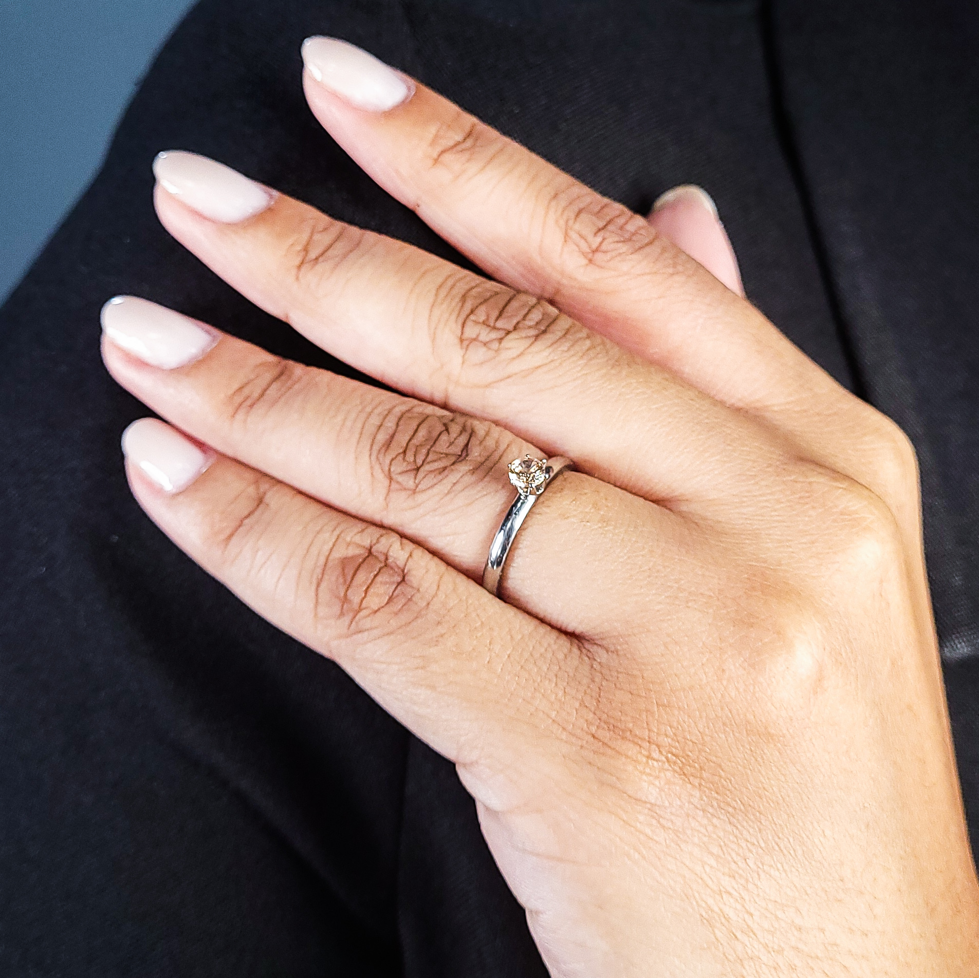 Anel Solitário Zircônia em Aço Inoxidável - Imagem 3