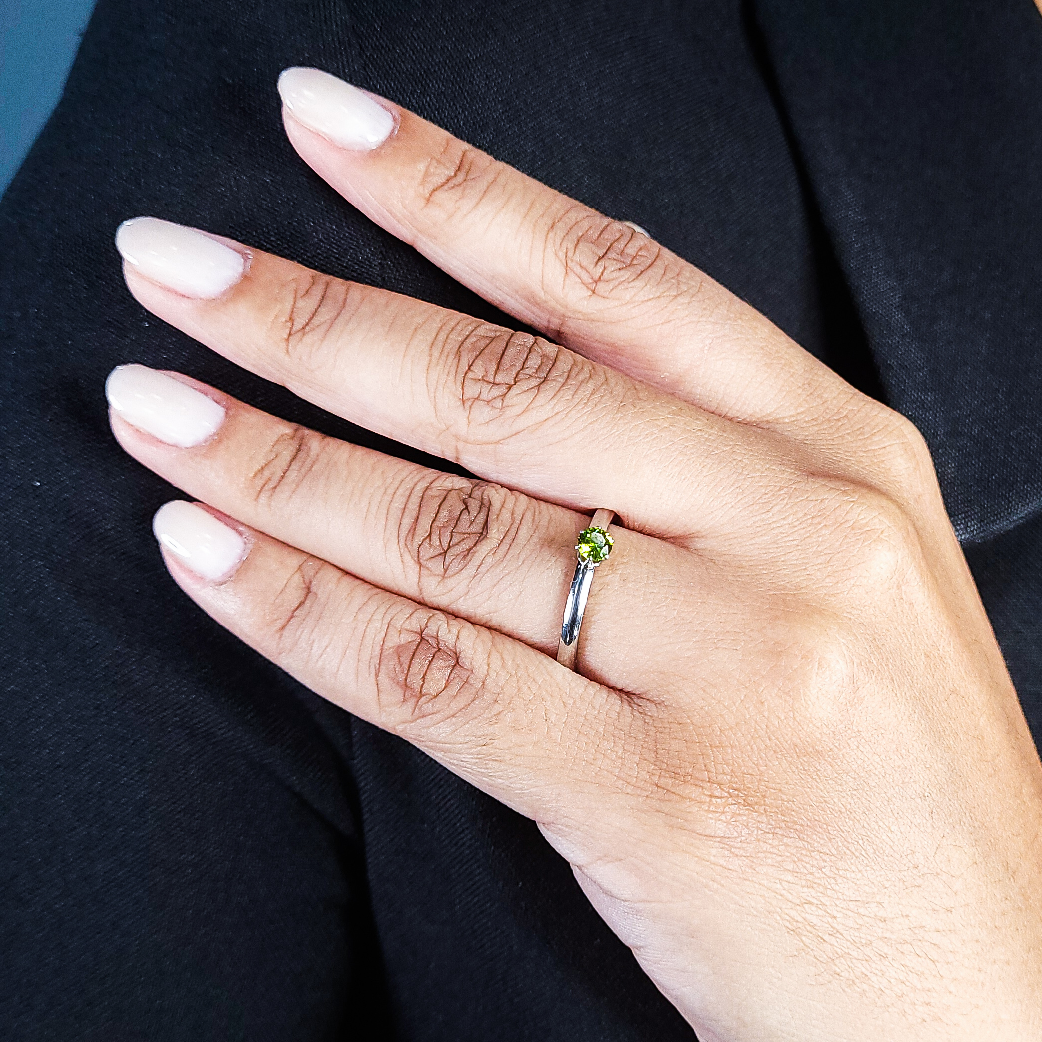 Anel Solitário Zircônia em Aço Inoxidável - Imagem 4