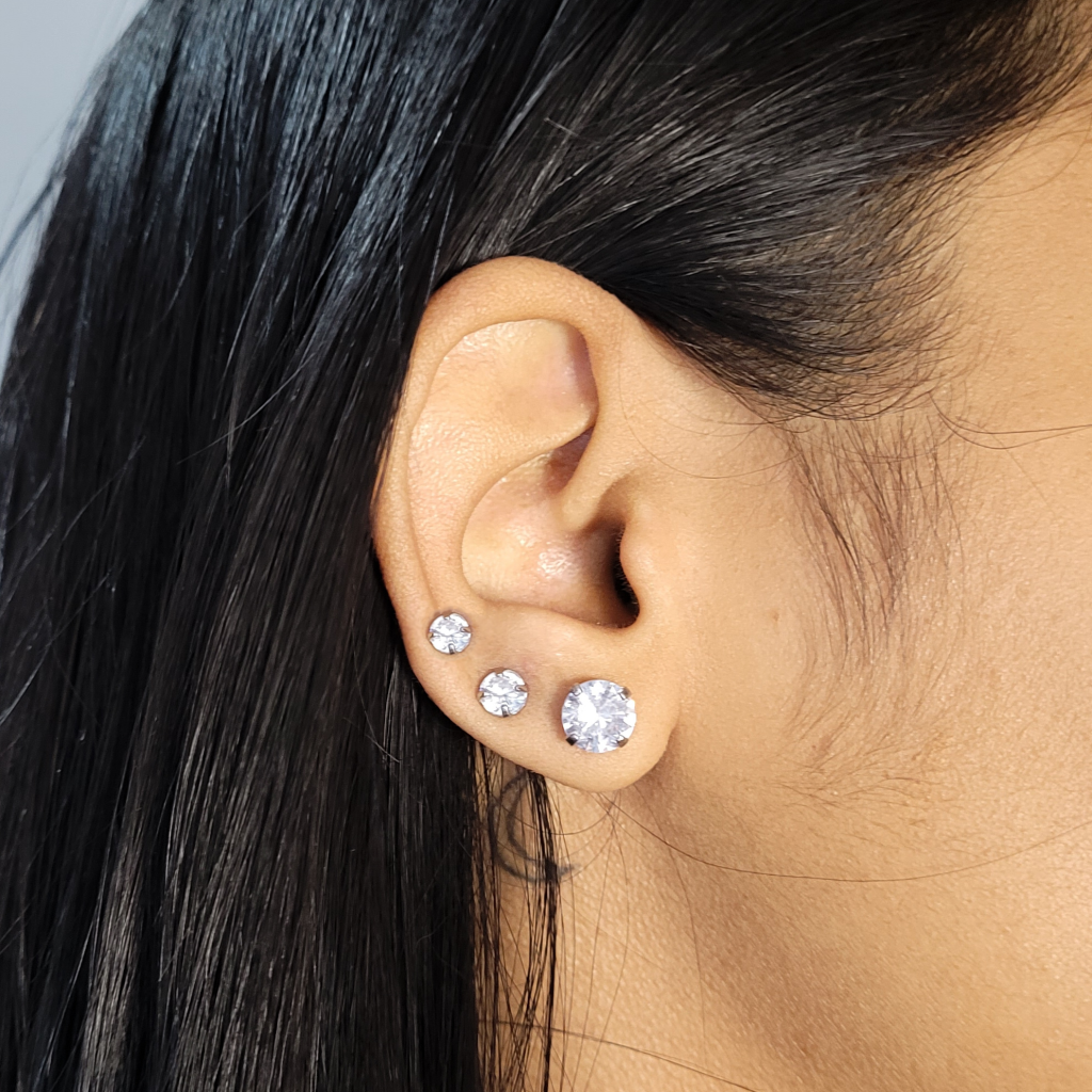 Brincos antialérgicos Luance joias