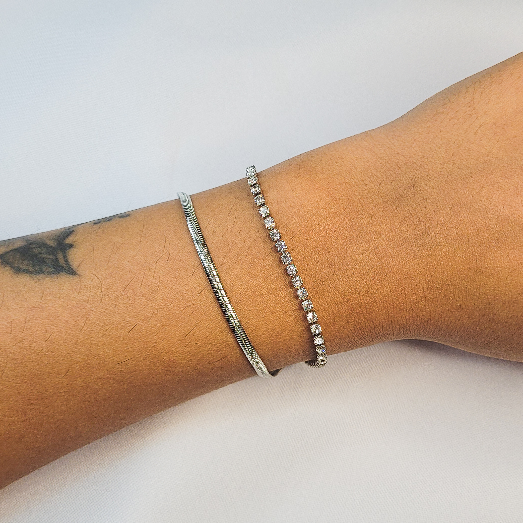 Pulseira Riviera em aço inoxidável prata - Imagem 2