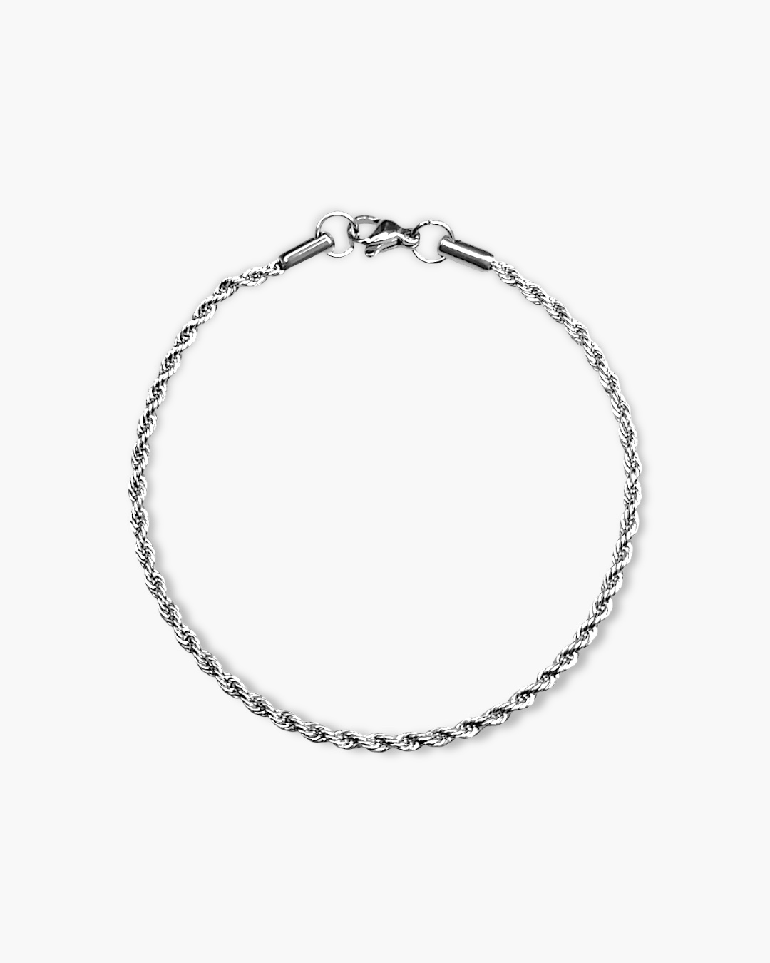 Pulseira Fio Trançado em Aço Inoxidável