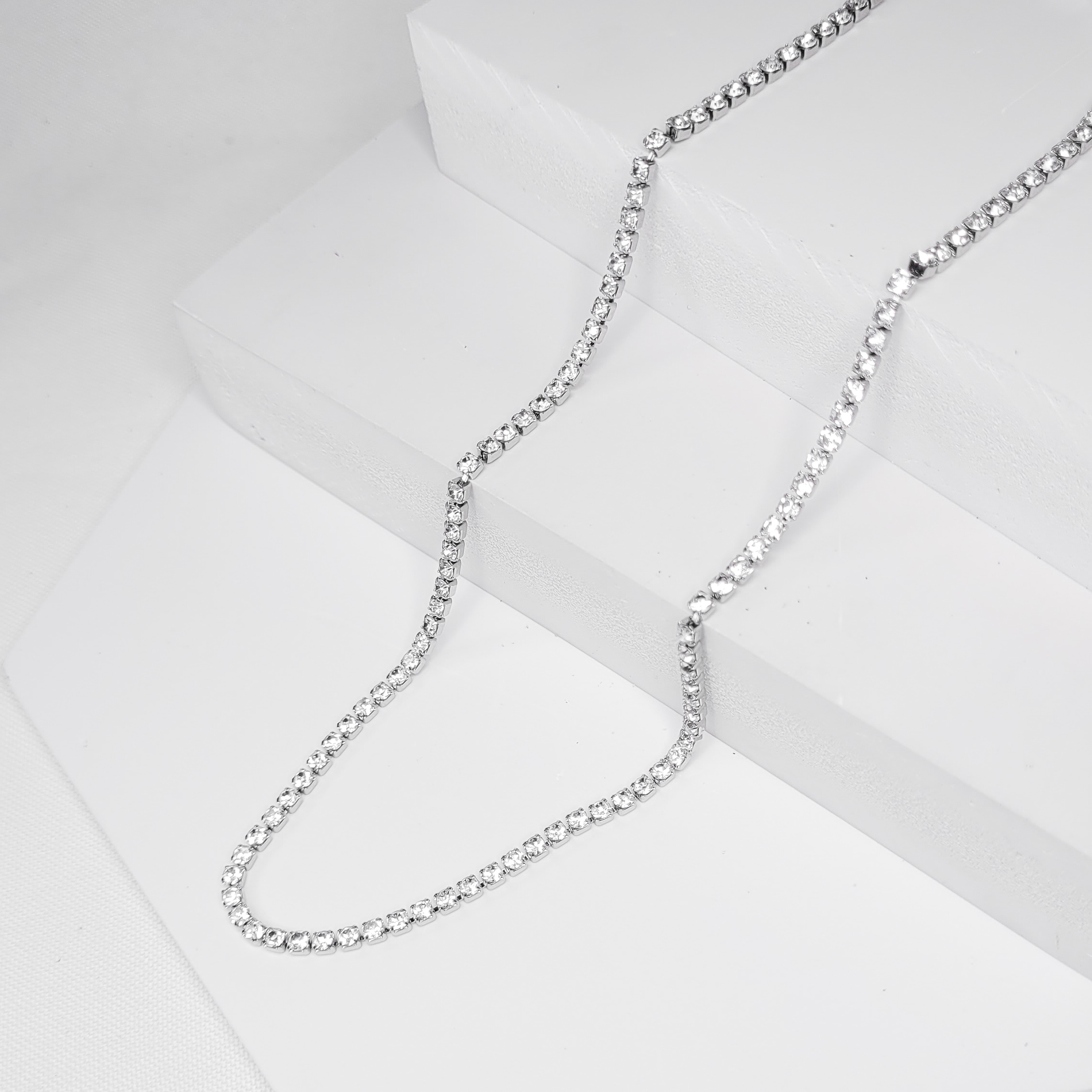 Choker Riviera em Aço Inoxidável