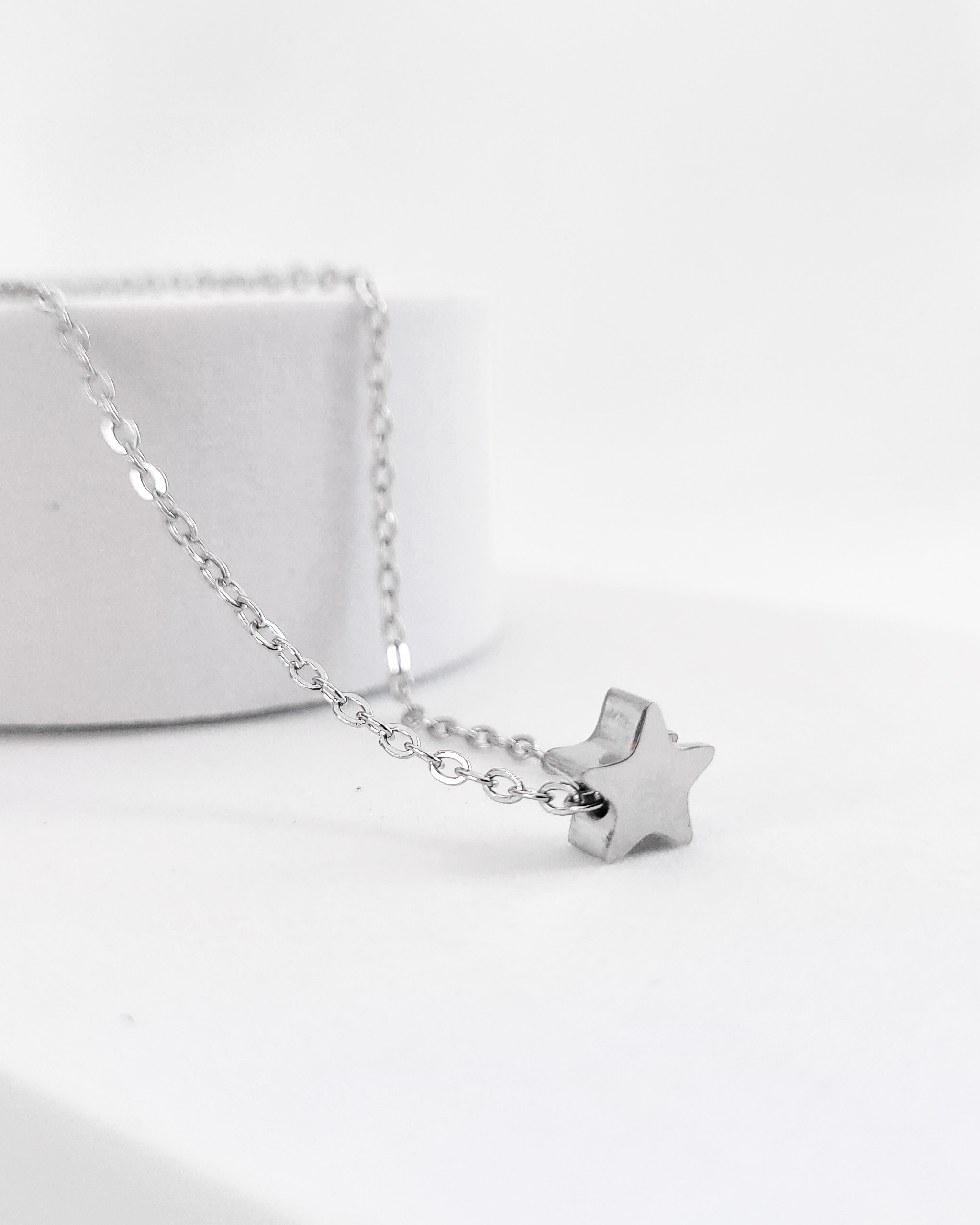 Colar Estrela 3D em aço Inoxidável