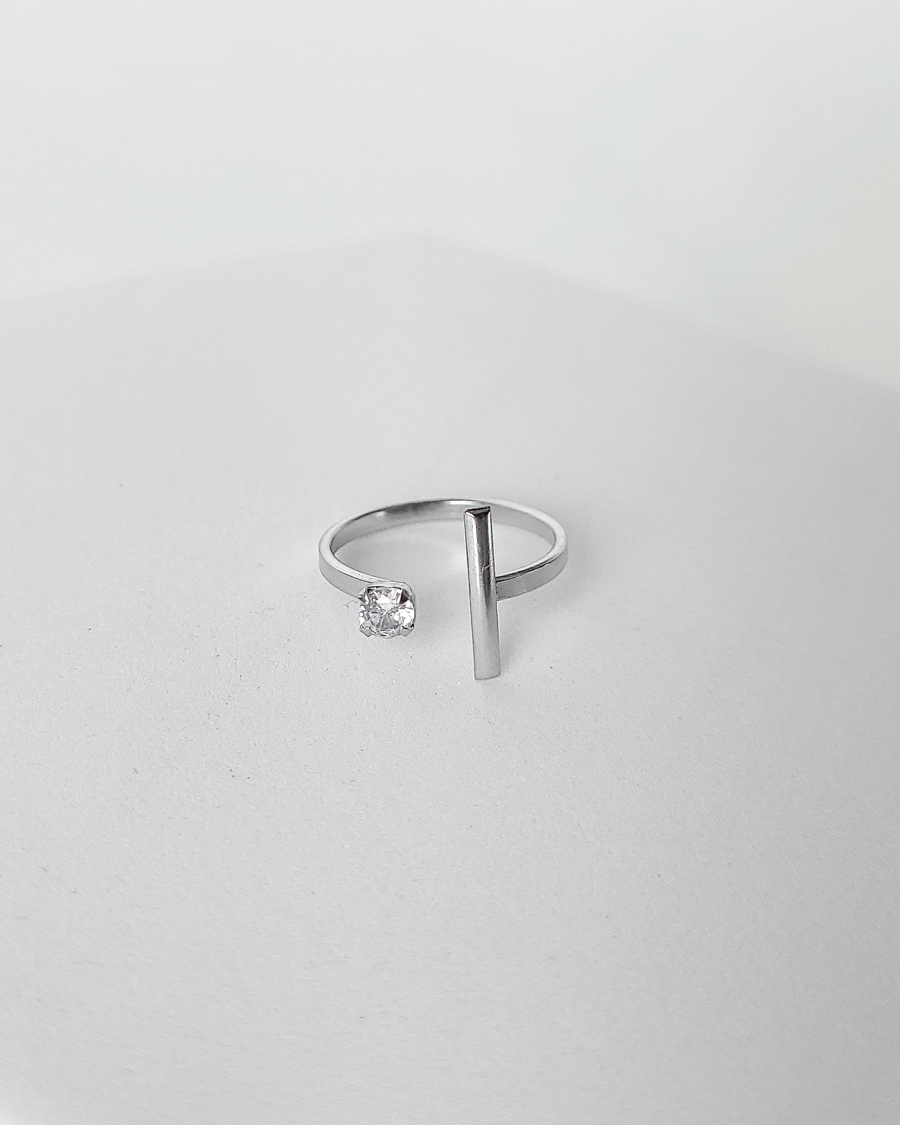 Anel Zircônia c/ Barra em aço inoxidável - Imagem 2