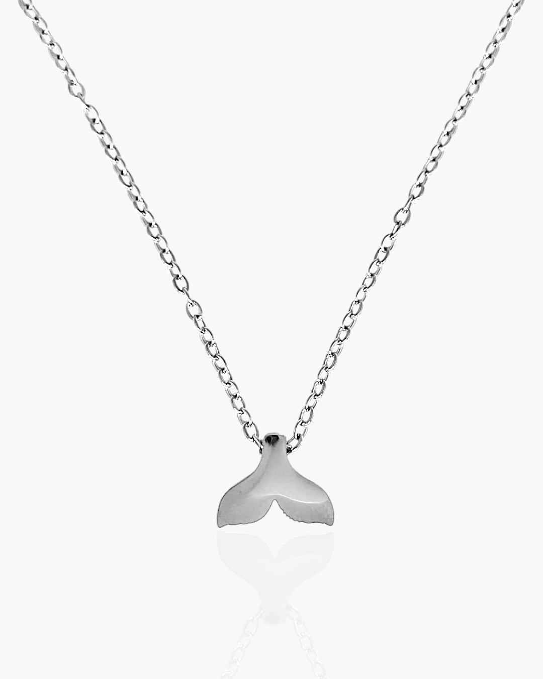 Colar Calda de Sereia delicado em Aço Inoxidável