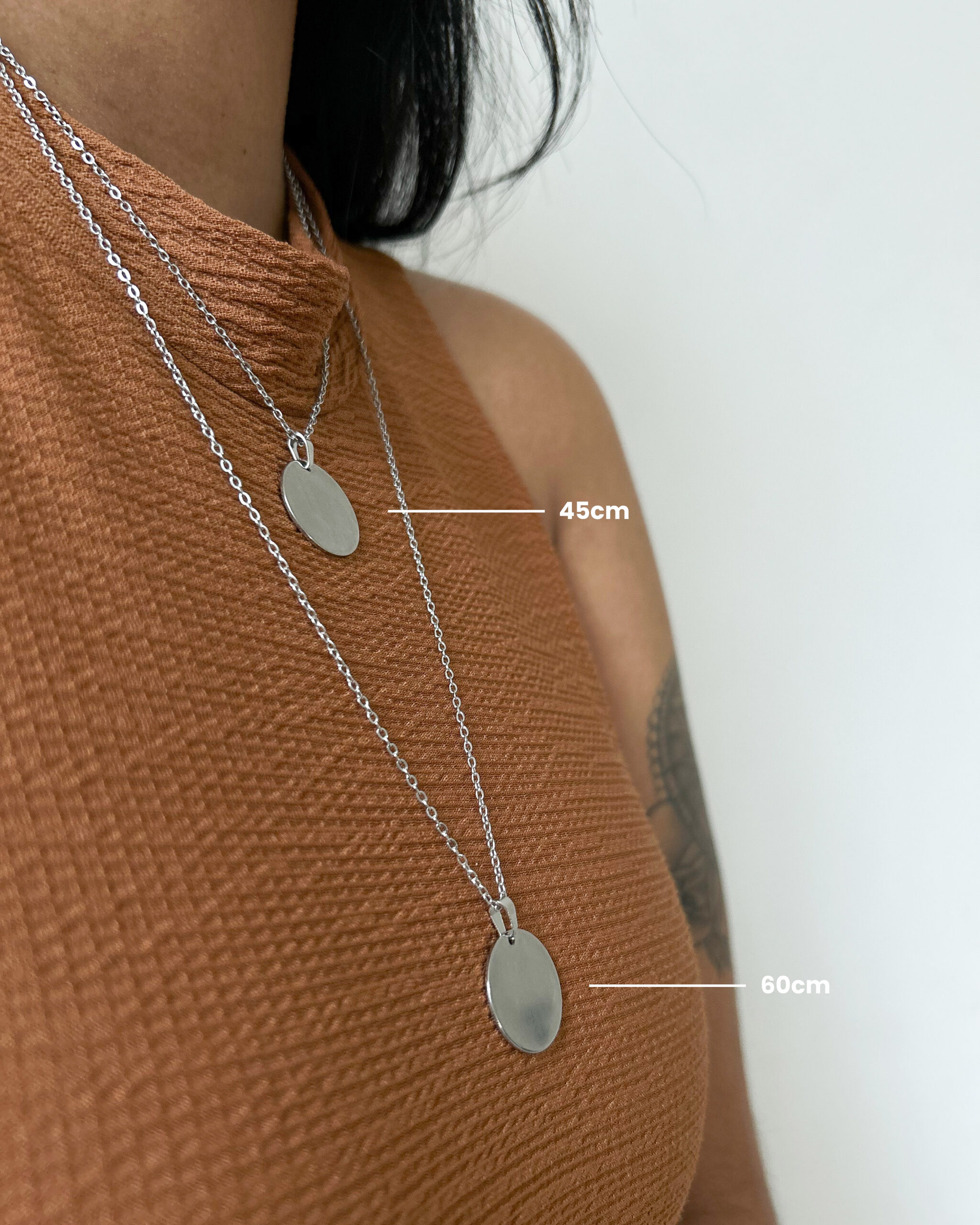 KIT Colar com Foto Tipo Escapulário Personalizado em Aço Inoxidável - Imagem 3