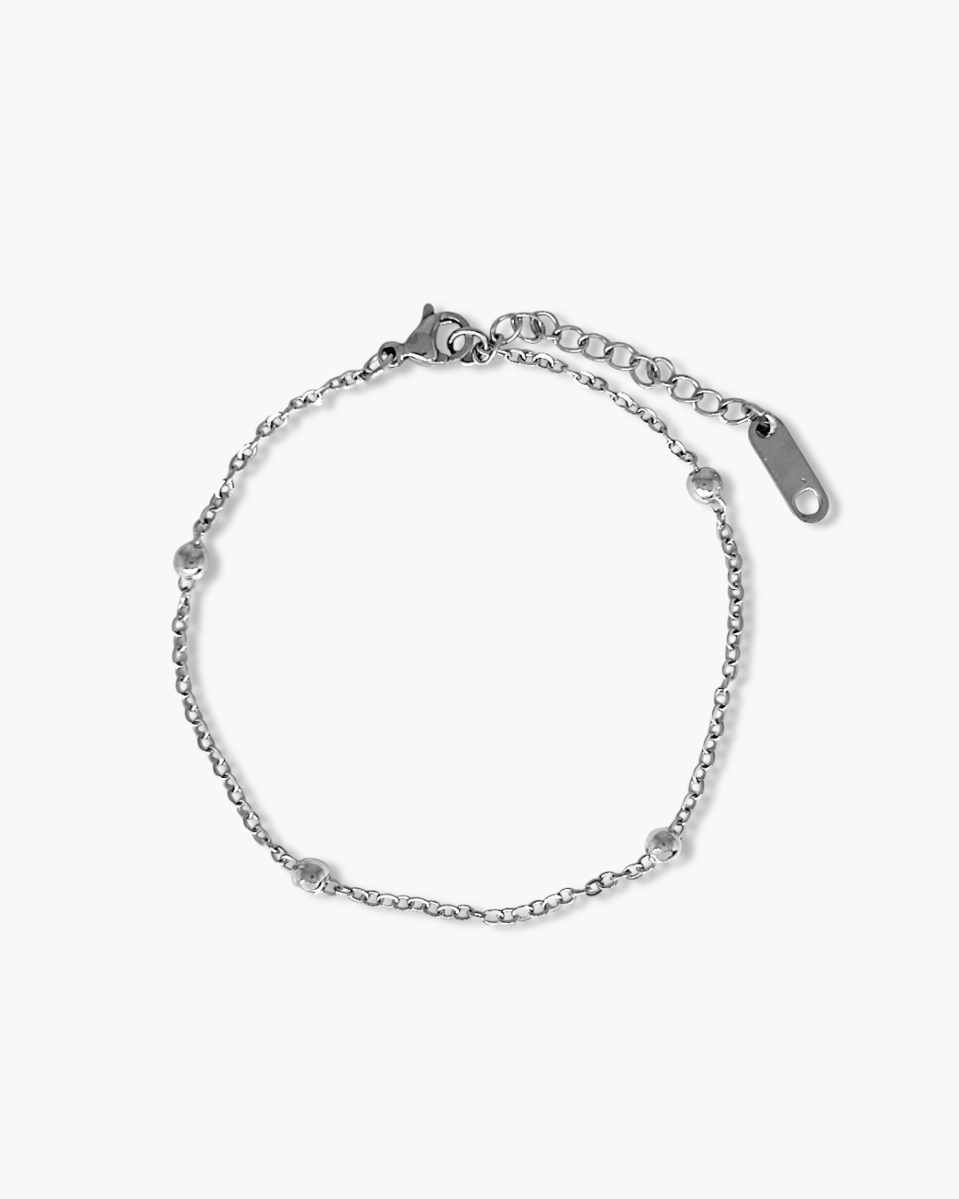 Pulseira Bolinhas em Aço Inoxidável