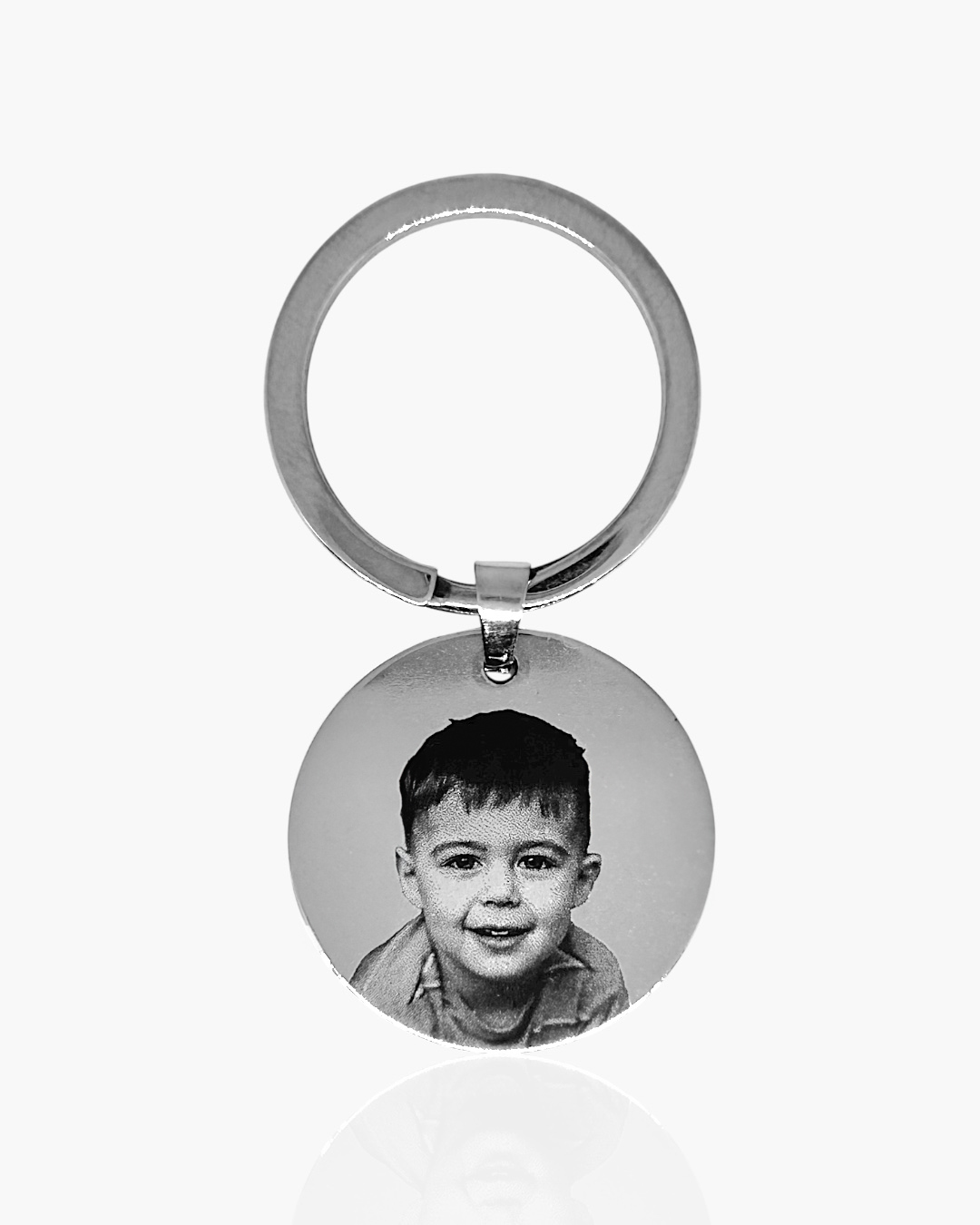 Chaveiro Foto Personalizado em Aço Inoxidável