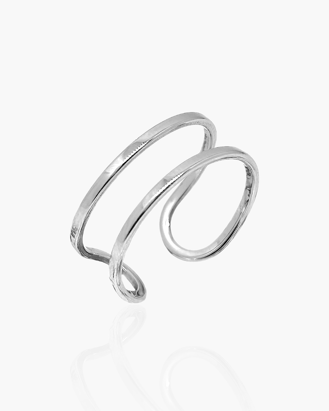 Anel Dois fios Regulável em Aço Inoxidável